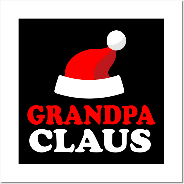 Grandpa Claus Logo Design Wall Art by JDawnInk
